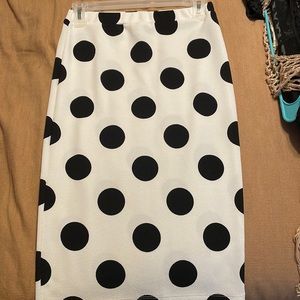 Polka dot skirt